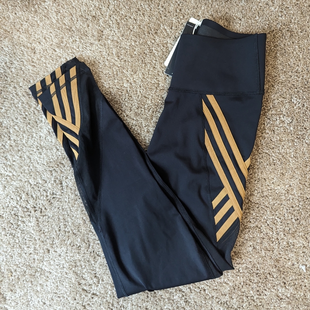Beyonce Ivy Park x Adidas 3 Stripe Mesh Tights - Picture 2 of 5